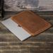 ONTACTS FAMILY Laptop Sleeve Case For Mch Mz 14 А2442 А2779 Cow Leather Book Pro Air 13 М1 HP Dell Cover Bag_voghion.com
