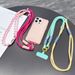 Mobile Phone Lanyard Diagonal Strap Dopamine Shoulder Mobile Phone Case Chain Fixing Clip Anti-loss Long Rope Strong Long Neck Sling Lanyard_voghion.com