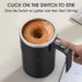 【IP67】Self-Stirring Coffee Mug | 380ml Smart Mixing Cup | Real-Time Temp Display | USB-C Rechargeable (Stainless Steel_voghion.com