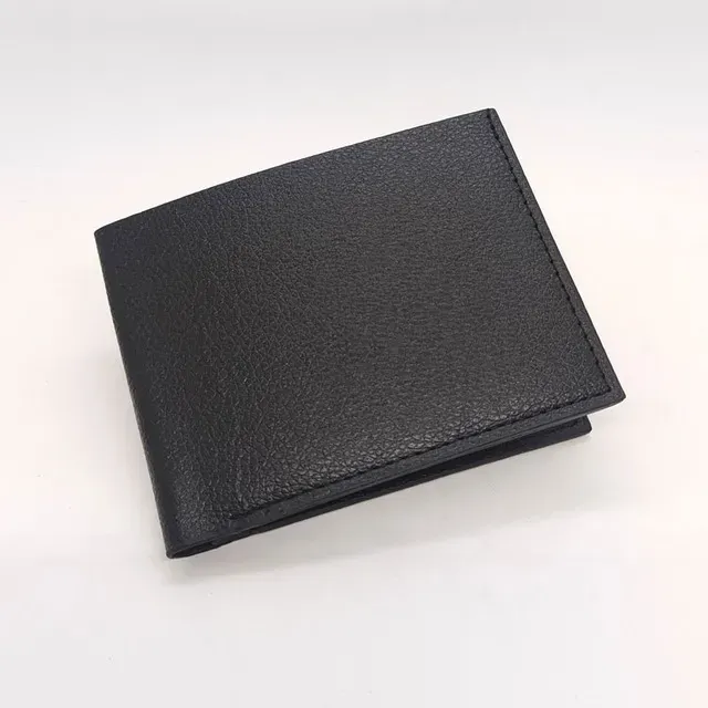 Moda Erkek Kısa PU Deri Basit Düz Renk İnce Erkek Kredi Kartı Tutucu Küçük Para Çantaları İş Katlanabilir Cüzdan_voghion.com