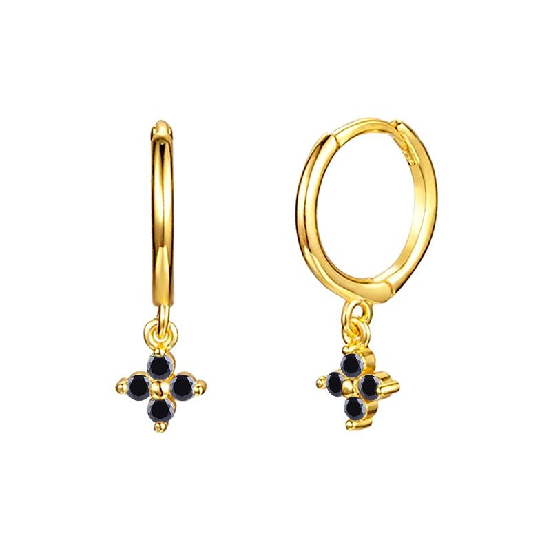 Gioielli da donna, leggeri, di lusso, in stile francese, in argento S925, con borchie geometriche, diamanti, orecchini floreali colorati, orecchini alla moda_voghion.com