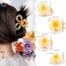 Colorful Egg Flower Hairpin Hairpin Shark Hairpin Sweet Hairpin Headpiece_voghion.com