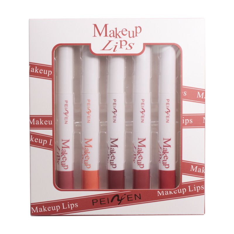 Lipstick Set Waterproof And Easy To Color Non Stick Lipsticks_voghion.com