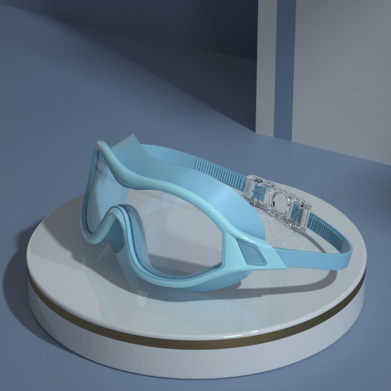 Schwammbrëll Groussrahmen HD waasserdicht an Anti-Beschlag Schwammbrëll fir Männer a Fraen Erwuessener flaach Tauchbrëll_voghion.com