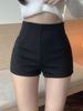 Spring Summer Black Slim High Waist White Hot Tight Ultra Short Pants Women Autumn Winter Outer Wear Boot Shorts_voghion.com
