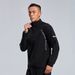 Herren-Sportpullover, winddicht, für Outdoor, Freizeit, Fitness, Laufen, halber Reißverschluss, Langarmjacke_voghion.com