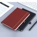 A5 Minimalist Elastic Band Notebook - Premium PU Leather Cover, 100 Sheets Lined Paper, Business Office_voghion.com