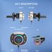 T86 MP3 Player Bluetooth Song Hands-Free Phone PD Fast Car Charger FM Transmitter AUX Audio_voghion.com
