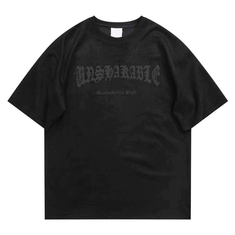 Herrenbekleidung Design Hübsche Buchstaben Street Personality Retro Guangzhou Trendy Brand Beliebte Ins Kurzarm-T-Shirt_voghion.com