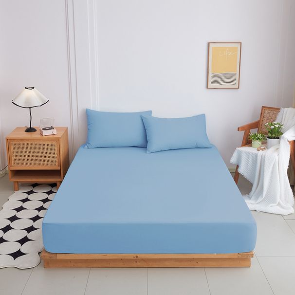 85g Brushed Flannel Fitted Mattress Protector - Queen King Size Dustproof Bed Sheet Cover For 1.5m & 1.8m Mattresses_voghion.com