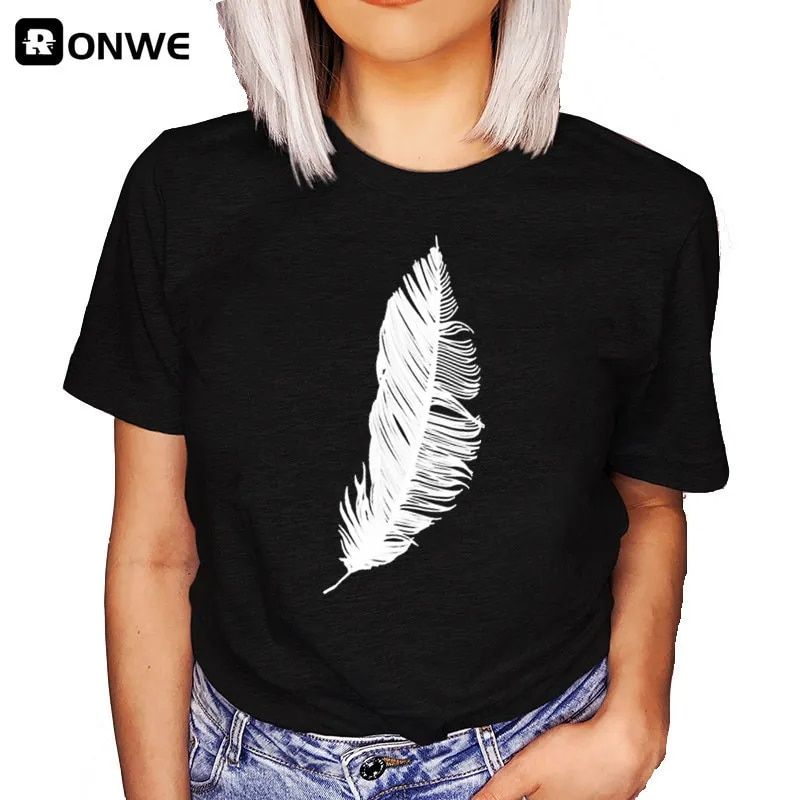 Novedad de verano, camiseta de manga corta con estampado de latido del corazón de leopardo, ropa gráfica Haruku, Top para mujer, envío directo_voghion.com