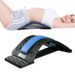 Lumbar Stretching & Massage Traction Device For Sciatica Relief - 6 Massage Nodes With 4 Intensity Levels, Magnetic Therapy & Acupuncture Pad_voghion.com