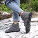 Cross-Border New Fleece-Lined Outdoor Men, Thickened Cold-Proof Five-Toe Shoes For Women, Couples' Large Size_voghion.com