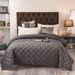 Premium Crystal Fleece Quilted Bedspread Set - 3 Piece Thickened Warm & Anti-Static Bedding Collection_voghion.com