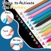 S367 Acrylic Marker Pens For Kids - 0.6mm Fine Tip, Non-Smudge, Vibrant Colors For Drawing, DIY Crafts & Journaling (Set Of 12)_voghion.com