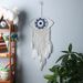 MS4020 Devil's Eye White Handicraft Woven Dream Catcher Room Hanging Decoration_voghion.com