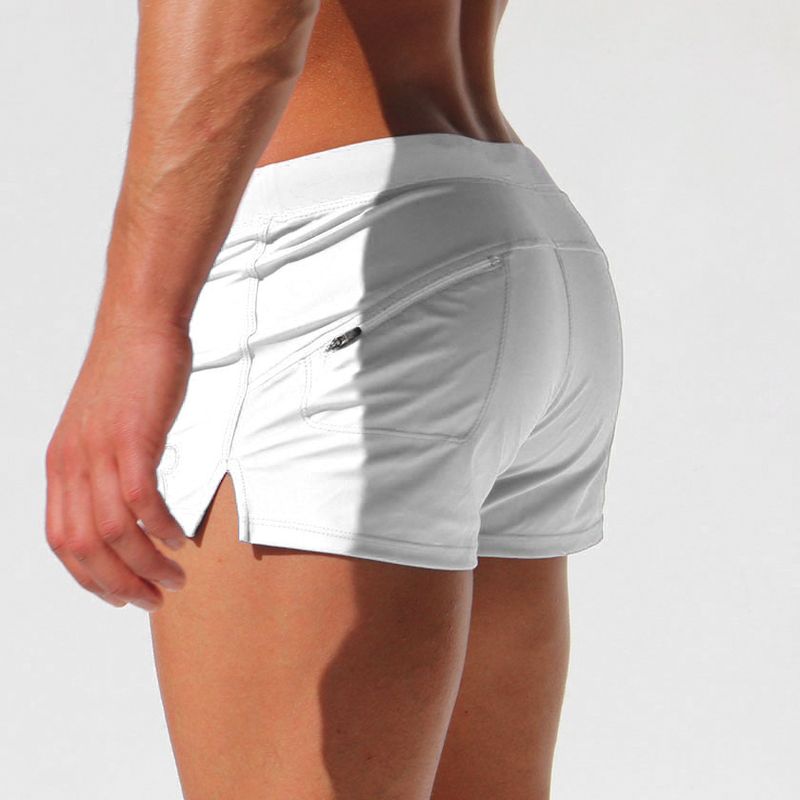 Men's Clothing Swimming Trunks Boxer Trunks Fashionable Back Pocket Design Beach Pants Quick Drying Pants Men's Swimsuit_voghion.com