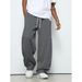 "Men's Casual Jogger Pants – Loose Fit Straight Leg Sweatpants With Drawstring Waist, Lightweight & Breathable For Spring/Fall_voghion.com