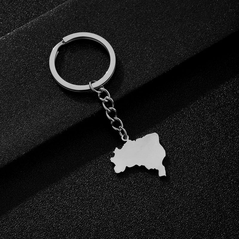 Brazilian Oil Drip Keychain - Titanium Steel Ethnic Pendant With Retro Design For Men & Women_voghion.com