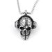 Retro Hip Hop Punk Roestvrijstalen Schedel Heren Rock Persoonlijkheid Lange Hanger Ketting Boho Halloween Ornament_voghion.com