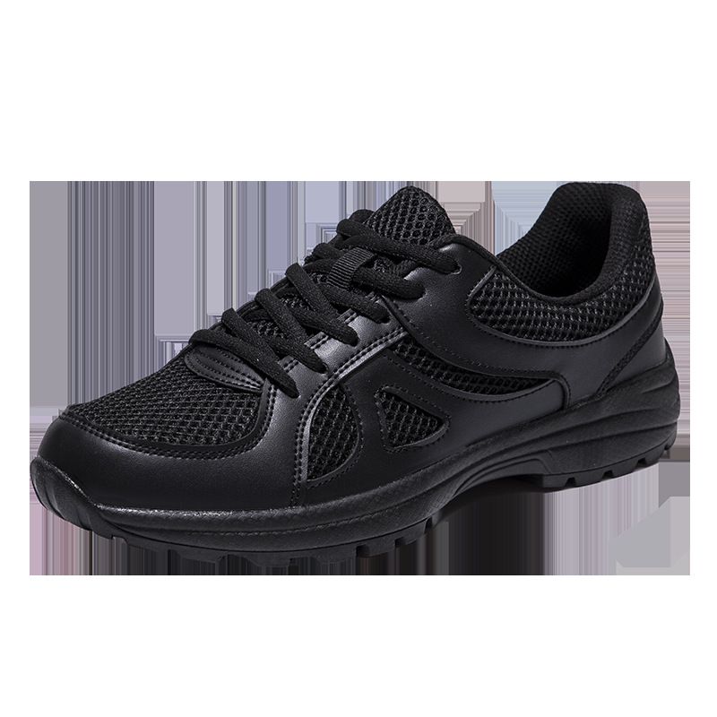 Frühling Und Herbst Neue Schwarz Low Cut Sicherheit Ausbildung Arbeit Schutz, Outdoor Freizeit Laufschuhe Atmungsaktive Sport_voghion.com