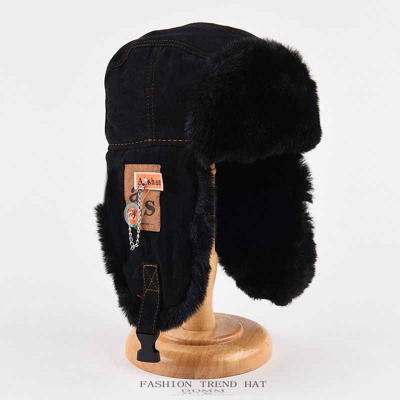 Winer hick Lei Feng for men women, windproof and warm ear proecion cycling ha, plush adhesive cloh chain coon_voghion.com