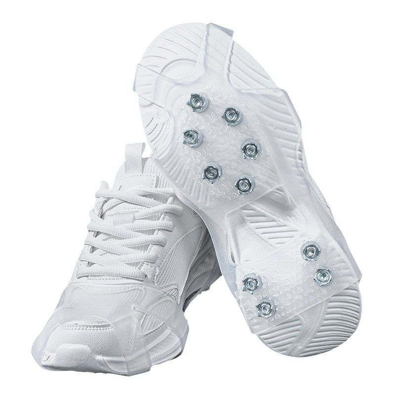 Outdoor Gripper Anti-Slip Shoe Covers For Adults And Children Climbing Fishing Snow Boots 10-Tooth Sole Spikes Winter_voghion.com
