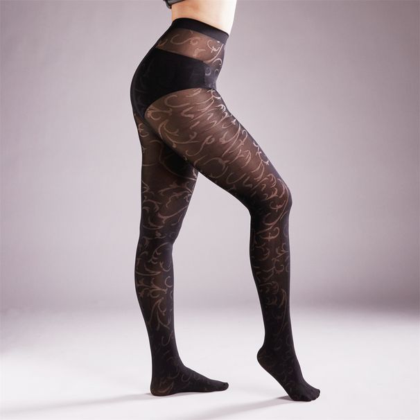 Calze a fantasia spessa Jacquard, collant allargato_voghion.com