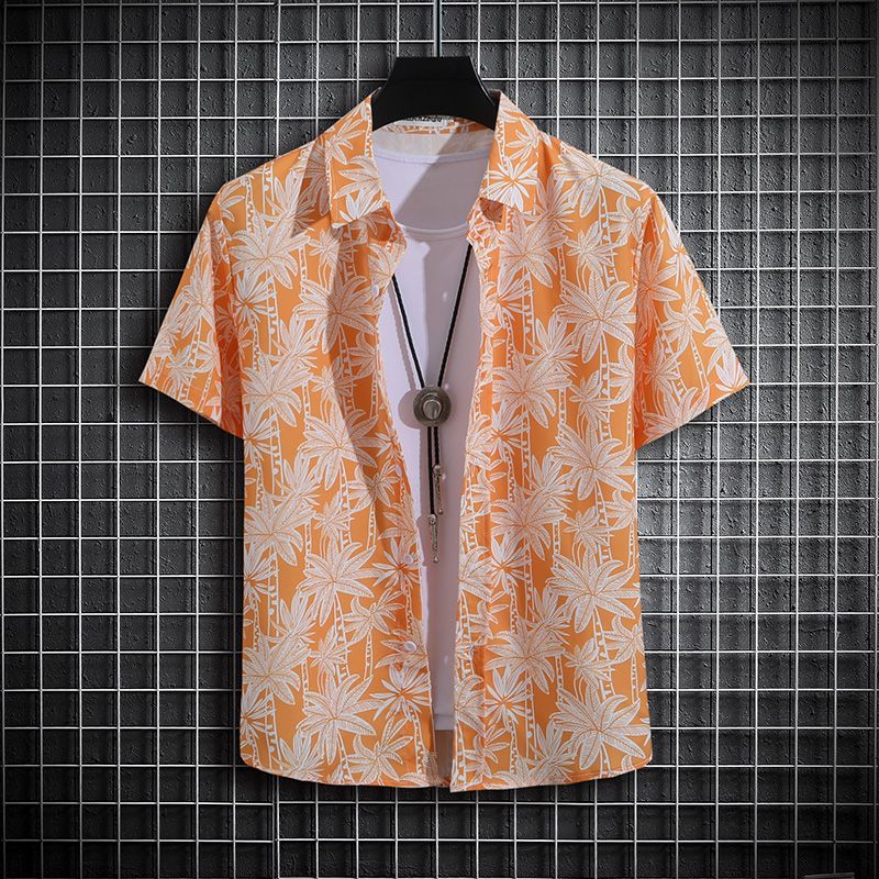 Chemises pour hommes, vêtements imprimés, décontractés, surdimensionnés, amples, manches courtes, style hawaïen, tendance_voghion.com