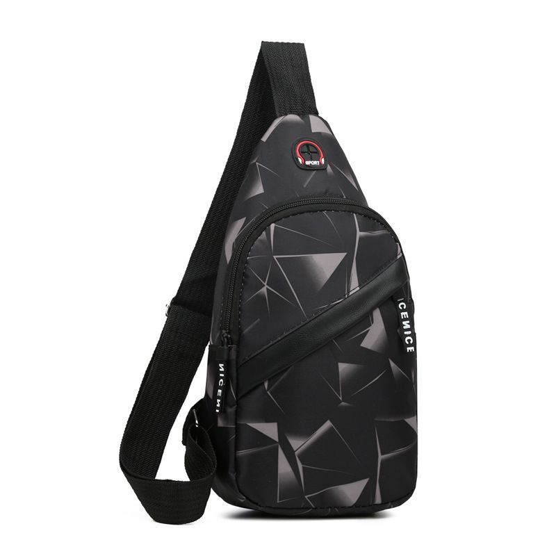 Borsa a tracolla da uomo con scomparti multipli, tessuto Oxford leggero, tracolla regolabile per viaggi, lavoro e uso quotidiano_voghion.com