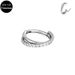 G23 Titanium 1.2*8/10mm Double Cross Nose Ring Piercing Jewelry Piercing Jewelry_voghion.com