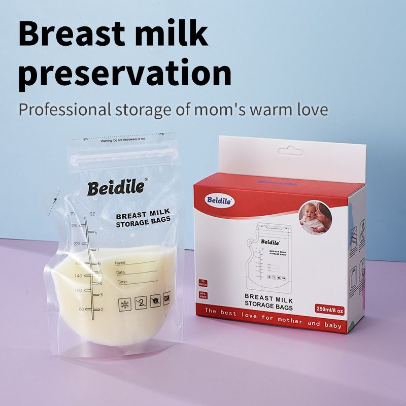 Sacchetto per la conservazione del latte, monouso, grande capacità, per la conservazione congelata del latte materno_voghion.com