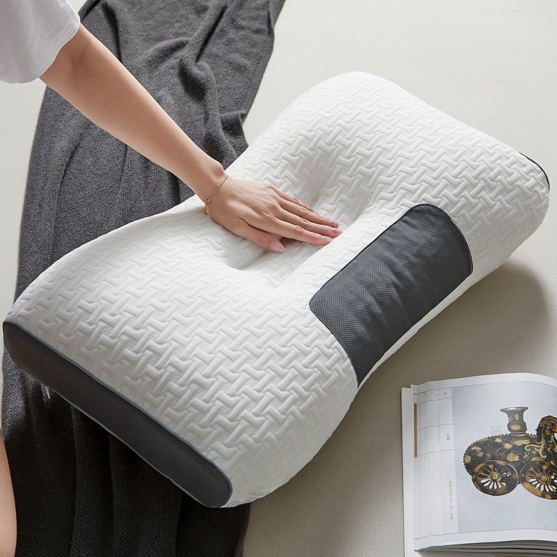 Knitted Deep Sleep Massage Pillow High Quality Pillow Core_voghion.com