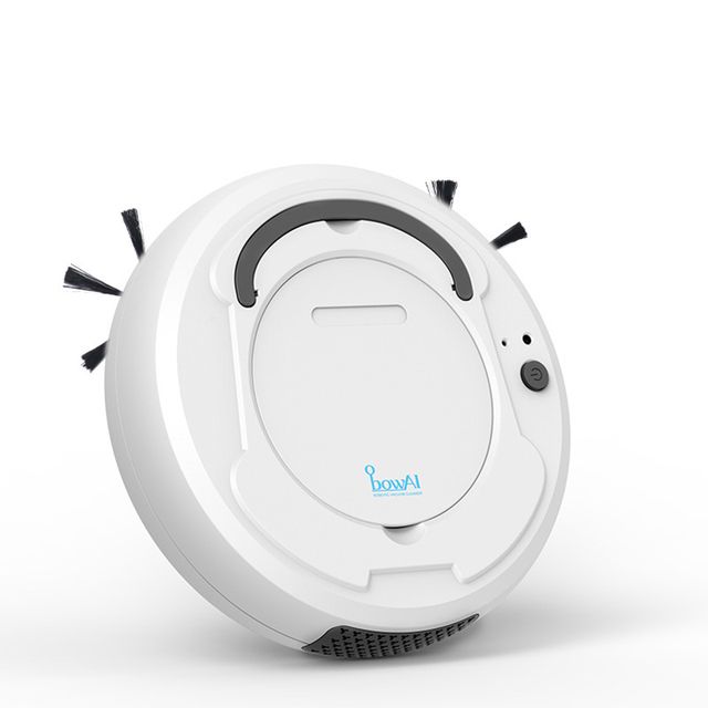 Aspiradora robot inteligente de 1800 Pa, multifunción, 3 en 1, recargable, para barrer suelos, aspirar en seco y húmedo_voghion.com