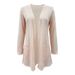 Women's Clothing Casual Solid Color Cardigan Mid Length Jacket All Colors and Sizes_voghion.com