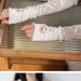 Lolita Ballet Stijl Witte Kanten Mouw Dames Dunne Zomer Zonnebrandcrème Spice Girls Veterhandschoenen_voghion.com