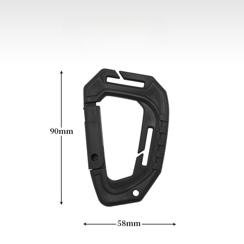 Borsa da arrampicata con moschettone tattico per esterni ITW Lightwight Mdium, in plastica esterna, con gancio rapido e catena a forma di D._voghion.com