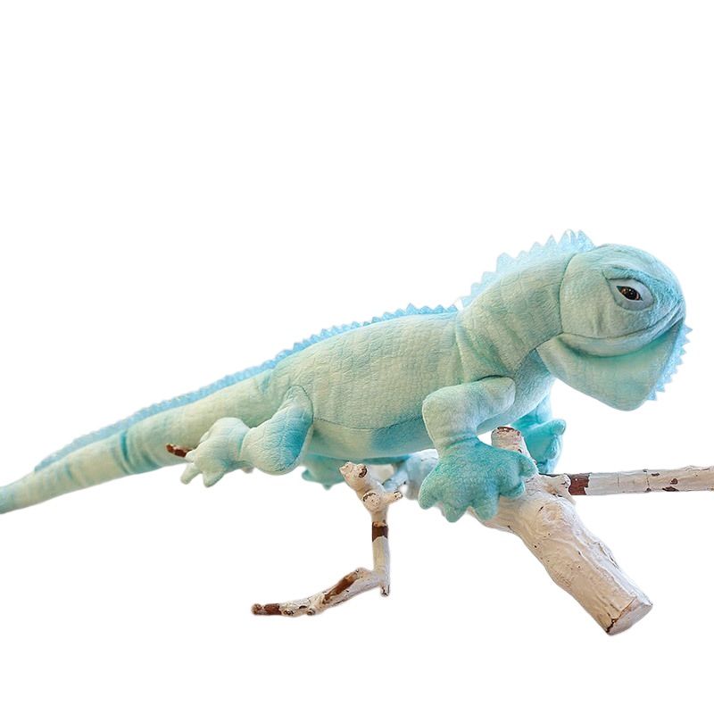 Realistische Eidechse, Plüschtier, superweiches Kurzplüschmaterial, farbwechselndes Chamäleon, perfektes Geschenk für Teenager_voghion.com