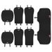 Car Seat Cushion Cover Backrest Protective Pad For Toyota Crown GR Corolla YARIS L Auris C-HR Hilux Vios Rav8 Prius Izoa_voghion.com