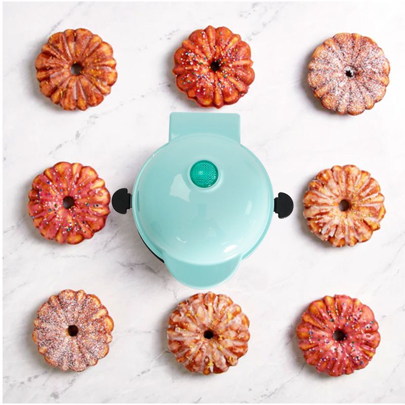 mini kūku mašīna tosteris mājas brokastu mašīna cepšanas mašīna MINI BUNDT MAKER maizes mašīna_voghion.com