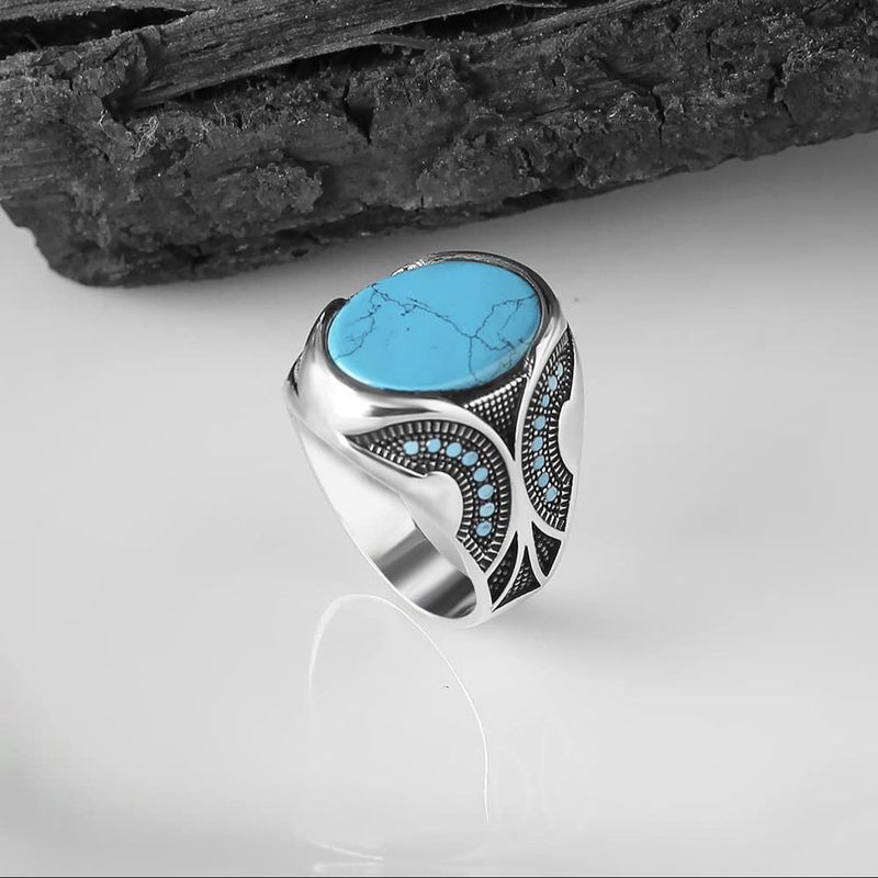 Anillo de león de pino de diseño creativo para hombre y mujer, usado_voghion.com