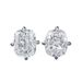 Women's Jewelry S925 Silver High Carbon Diamond 8*10 Earrings Cut Square Zircon Earrings Simple_voghion.com