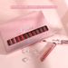 Pudaier Matte Pearlescent Fine Shining Lasting Colorless 12 Color Lip Glaze Lipstick Set_voghion.com