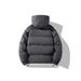 Men's Clothing Men's Winter Striped Puffer Jacket With Hood, Thickened Quilted Coat For Casual & Streetwear (Black/Gray/Khaki)_voghion.com
