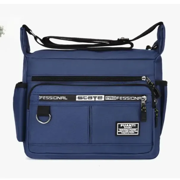 Borsa a tracolla da viaggio casual da uomo, grande capacità, per uomini di mezza età, piccola e quadrata, 250811_voghion.com