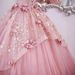 Elegant Dusty Pink A-Line Dress – High Waist Prom Gown For Graduation, Pageants & Formal Events (XS-3XL)_voghion.com