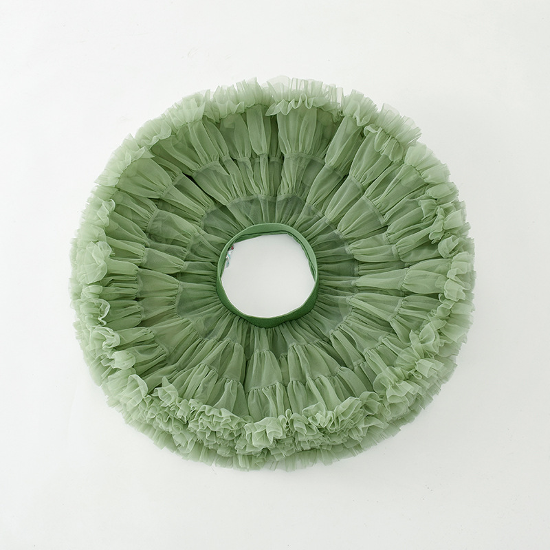 Abito da principessa per compleanno bambino pompadour viola lavanda di seconda generazione in garza intera_voghion.com