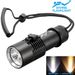 Tauch-Taschenlampe XHP70 Aluminiumlegierung Tauch-Taschenlampe mit starkem Licht Gelbes und weißes Licht Dual-Lichtquelle Tauch-Taschenlampe_voghion.com