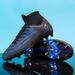 Scarpe da calcio alte TF in erba artificiale rotta AG con chiodi in pelle per piedi per studenti adolescenti maschi e femmine_voghion.com