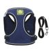Rope Pet Reflective Breathable Dog Leash Cat Harness_voghion.com